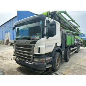 Cheap Zoomlion 2018 56m Concrete Pump Truck (Scania Chassis) for sale