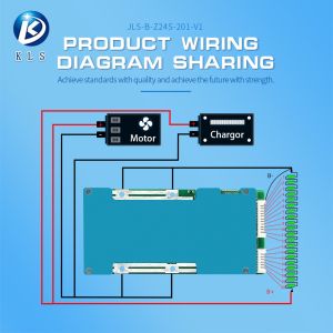 KLS Battery Motorcycle BMS: Li-ion 6S - 24S, 40A - 70A for Lithium Battery