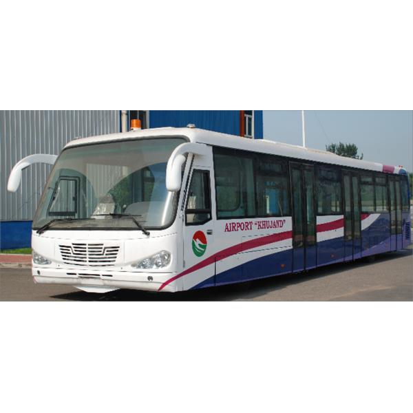 Quality Durable Low Carbon Alloy Steel Body Nice Airport Shuttle Bus With Thermal King AC System wholesale