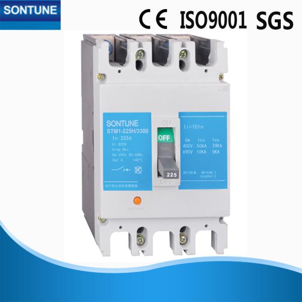 STM Moulded Case MCCB Circuit Breaker , Small High Voltage Protection ,25~100kA