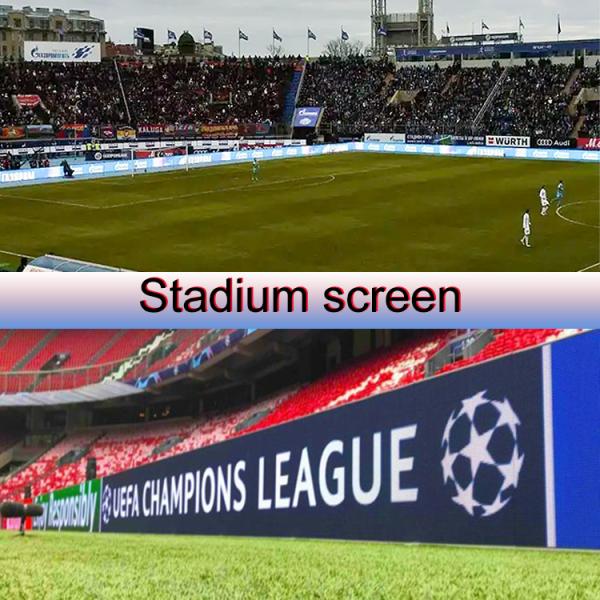 IP65 Grade Cold Rolled Steel Stadium LED Display with High Brightness and