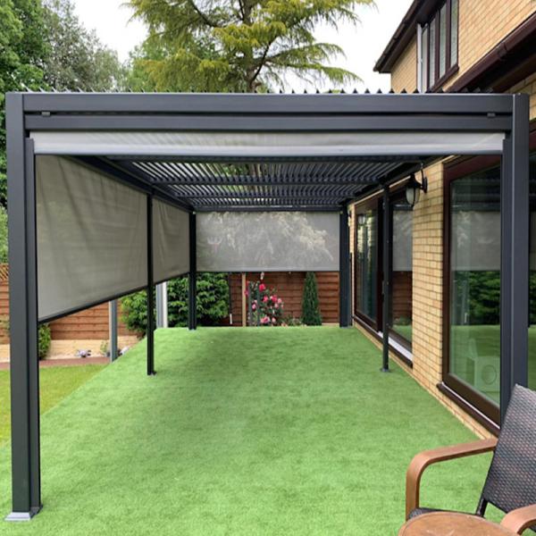 Quality Garden Arches Motorized Aluminum Pergola Rodent Proof For Courtyard wholesale