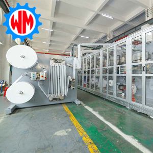 High Speed Full Servo Baby Diaper Making Machine PLC Control with Lower Energy