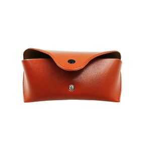 Customized Sunglasses Packaging Case Leather Spectacle Pouch Fade Resistance