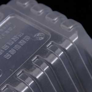 Transparent Food Blister Box Duck Neck Cooked Chicken Wings Pp Box