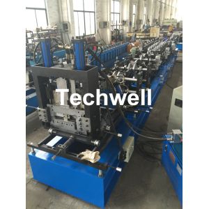 Quick Interchangeable C / Z Purlin Roll Forming Machine for Making C / Z Shaped