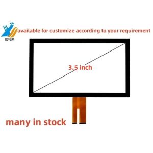 3.5 Inch customizable PCAP touch screen panel with waterproof oilproof Anti-UV