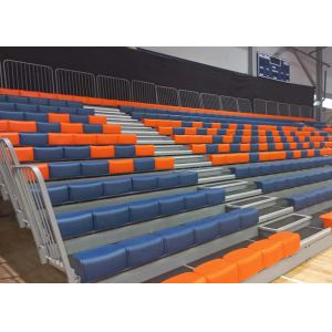 Electrically Movable Modular Grandstands With Customized Seat Color Matching