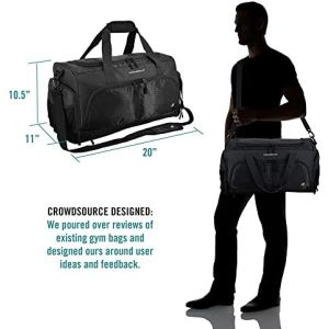 Mens Crowdsource Sports Duffle Bags 10 Optimal Compartments