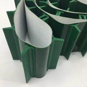 Smooth Petrol Green Pvc Conveyor Belt Custom Made 2ply 3ply