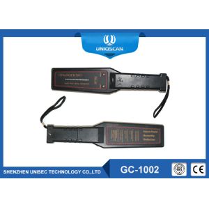 Cheap Gold Hand Held Metal Detector High Sensitivity With LED Light Bar Show The Metal Density for sale