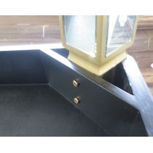 Larger Rectangular Glass Top Dining Table Easy Cleaning Classic Design