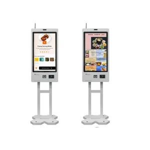 27inch Multi-Purpose Self Service Terminal Kiosk Wall Mounted With Printer QR