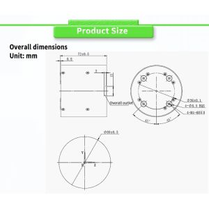 RS422 12W UBTU300Y Navigation Inertial Attitude/Azimuth Reference System Fiber