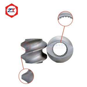 High Wear Resistance Alloy Steel Screw Element 41.1mm Diameter L/D 40/1