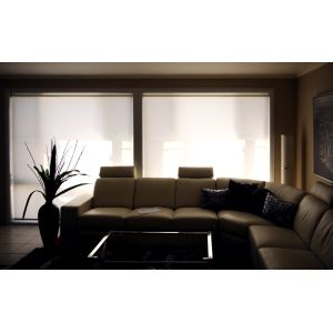 2017 most popular 100% polyester roller blinds plastic chain motorised roller