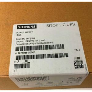 Cheap SIEMENS 6EP1931-2EC42 SITOP DC UPS MODULE 24 V/15 A UNINTERRUPTIBLE POWER SUPPLY WITH USB INTERFACE INPUT: 24 V DC/16 A for sale