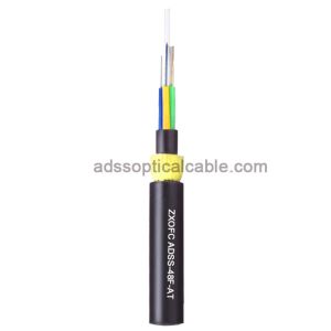 China Uni - Tube ADSS Optical Cable , Standard Aerial Cable High Tensile 2-288 Core on sale