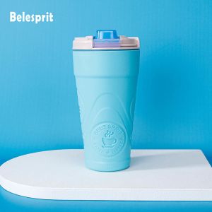 China 360ml Silicone Coffee Mug With Silicone Sleeve on sale