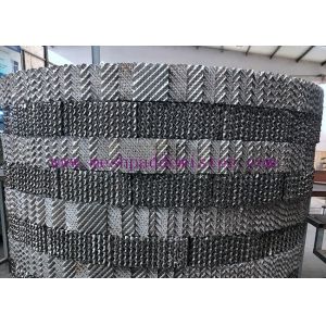 450Y Metal Plate Diameter 2800mm Distillation Packing Round Shape
