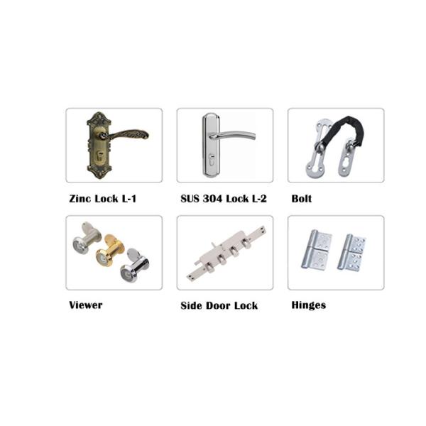 Exit Double Leaf Steel FD60 Fire Rated Security Doors