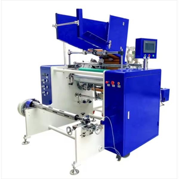 Fast Speed 6 Shafts Automatic Aluminum Foil Roll Rewinding Slitting Machine