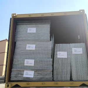 Anti-Climb Fence Welded Wire Mesh Panel with Cutting Service Square Hole and