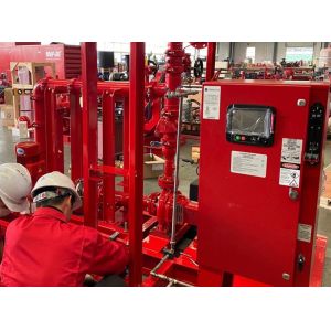 China Horizontal Skid Mounted Fire Pump With Ductile Cast Iron Materials UL/FM Listed on sale