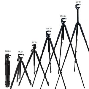 RoHS Flat Base 1.78kg 1.7m Video Camera Tripod Stand Night Fishing Lamp Use