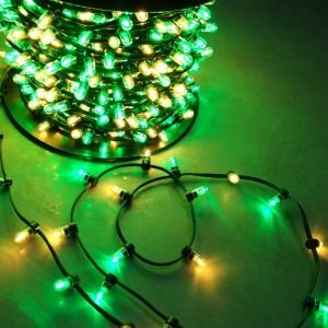 50M/roll custom IP65 flashing led clip on light for AU 666 led airy strings 12v