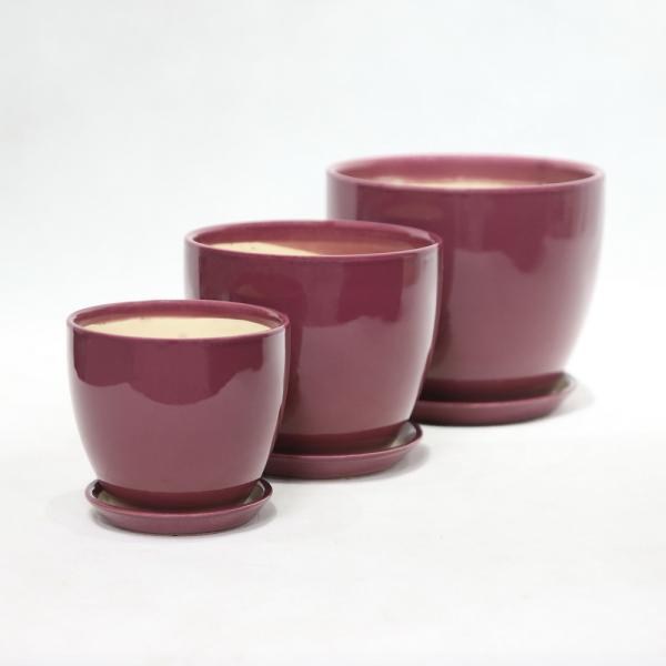 Simple Ceramic Pots High Durability For Garden Plants And Succulents