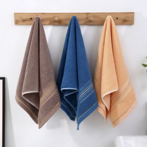 White Cotton Bath towel set Custom Logo Hotel Pool Travel Hight-End towel for