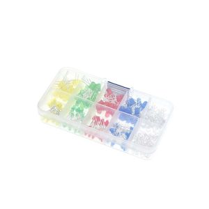 PVC 3MM 5MM Short Feet LED Diode Kit Light Emitting Mixed Color With Box