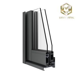 Weatherproof Aluminium Door Frame Profile With Integrated Sealing System