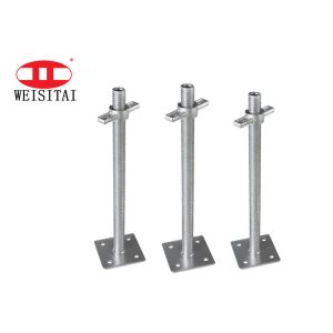 Cheap Steel Galvanized Adjustable Building Scaffold Base Jacks 600mm for sale