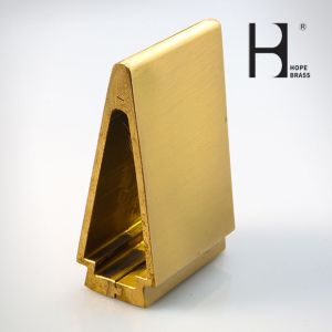 C38500 Metal Alloy Copper Brass Extrusions Sections Brass Extruding Profiles