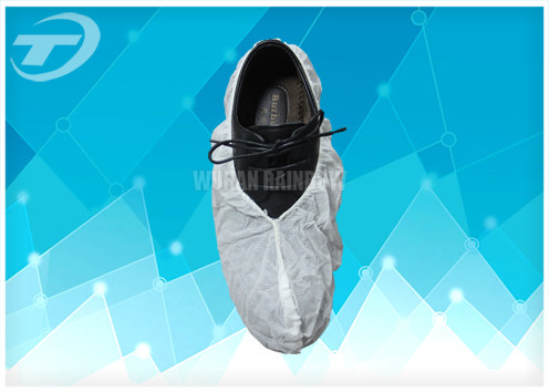 Customized Disposable Shoe Covers PP / PE / CPE In Capsules