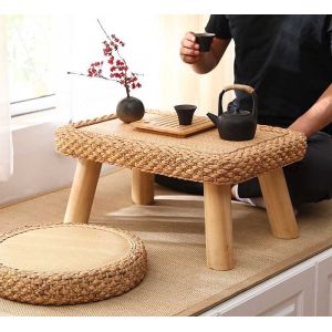 Cheap The cane makes up tatami tea table window table of the sitting room windows table for sale
