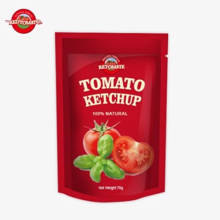 We Offer Convenient 70g Sachets Of Ketchup That Meet International Standards