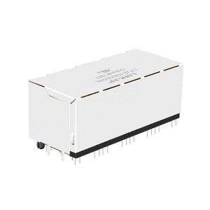 LPJE108XBGNL Tab Up 2X4 Port RJ45 Jack Connector Yellow/Green LED Without