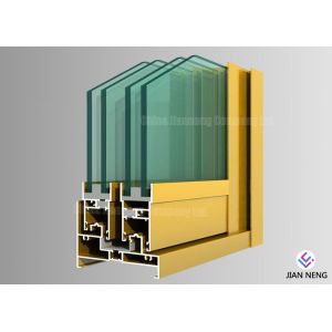 Powder Spray Coated Aluminum Door Profile Customized Sections Multicolor Options