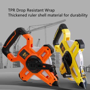 High Strength ABS Housing 50M Engineering Tape Measure With Mechanical Handle