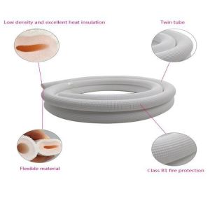 1/4" - 5/8" Insulated Copper Coil Line Set Seamless Pipe Tube for HVAC