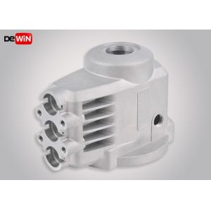China Silver Aluminium Casting Automobile Engine Parts Oil Pump Housing High Density on sale