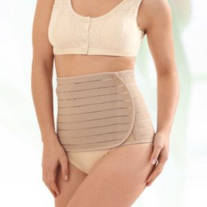 Beige Maternity Postpartum Support Belt Neoprene Composite Cloth Material
