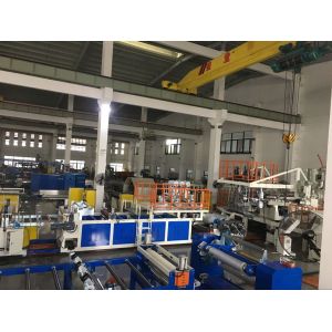 Three Layers PC ABS Co - Extrusion Luggage Sheet Extrusion Machine For Suitcase