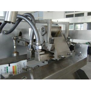 Dual Pouchs Powder Filling Machine Flat Type 60-80bags/Min Speed
