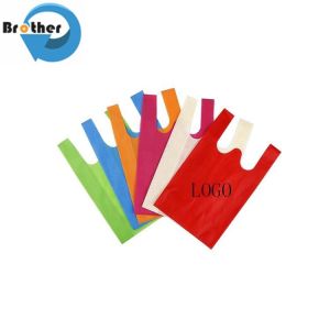 Cheap Custom Promotion Simple PP Non-Woven Shopping Bag Recyclable Foldable