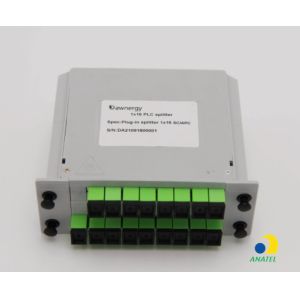 1xN Plug-In Type Fiber Optical PLC Splitter For PON Networks