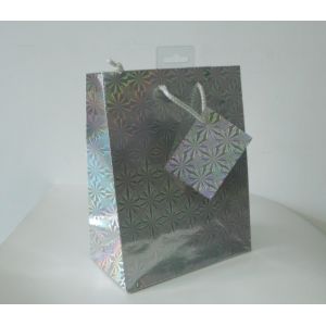 fashion xmas paper paper gift bag with customised size nice design and mini tag